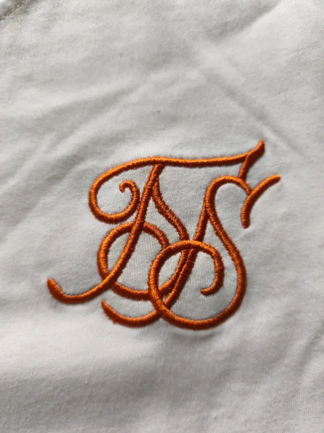 Camiseta SikSilk Logo Naranja