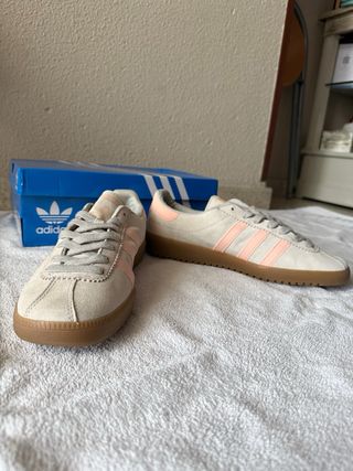 Zapatillas Adidas Spezial Beige/Rosa Pastel
