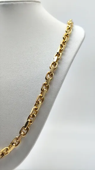 Cadena Maciza Oro 18 kt de 55 cm de largo