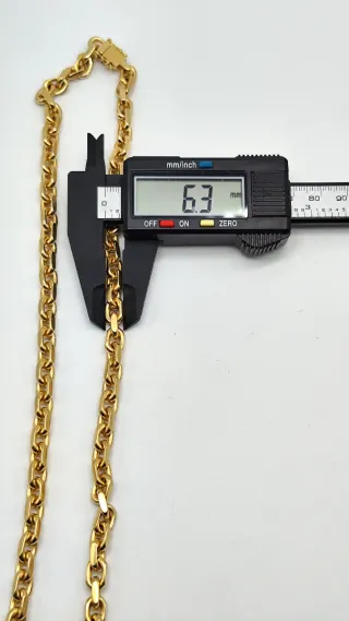 Cadena Maciza Oro 18 kt de 55 cm de largo