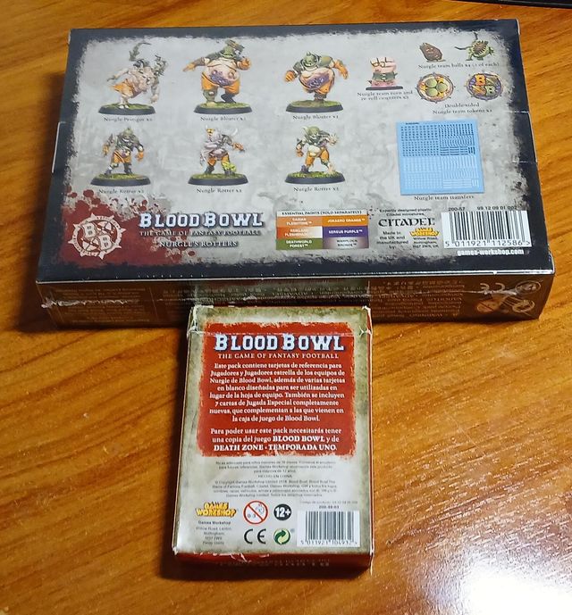 Pack Blood Bowl Nurgle Nurgle ́s Rotters + Cartas