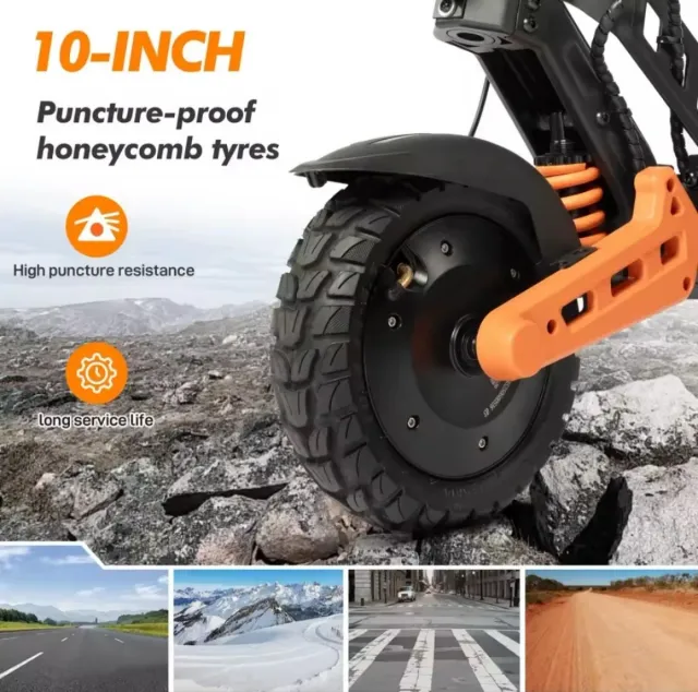 Patinete Eléctrico LEAWIN D2PRO 800W x2