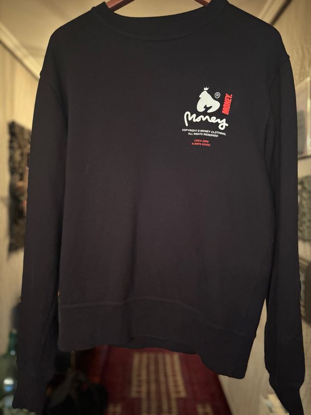 Sudadera Money Clothing Negra