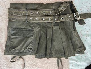 Vestido Zara marrón con cinturón