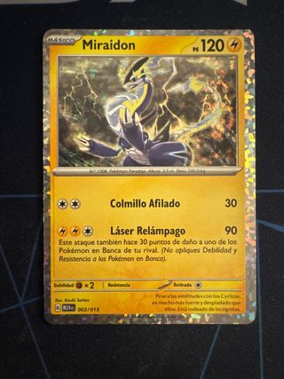 Carta Pokémon Miraidon McDonalds 2024 Holografico