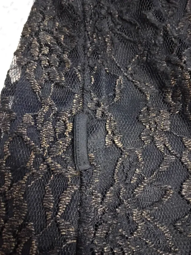 Camiseta de encaje manga larga