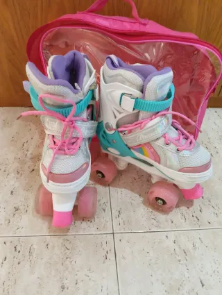 Patines 4 ruedas ajustables Talla 31-34