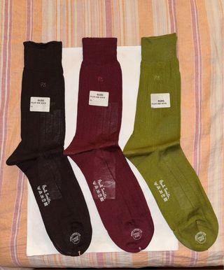 3 Paia Calze NUOVE Leggere Firmate”PAUL SMITH”Orig