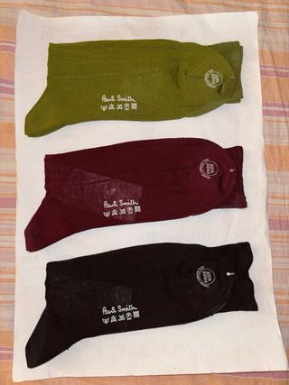 3 Paia Calze NUOVE Leggere Firmate”PAUL SMITH”Orig
