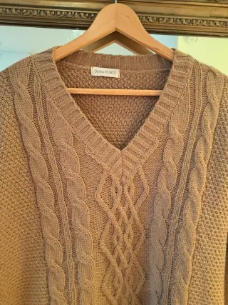 Jersey de ochos camel talla única