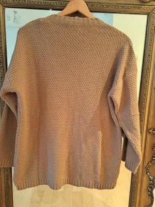 Jersey de ochos camel talla única