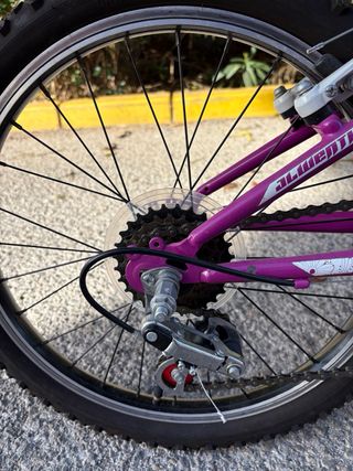 Bicicleta Morada Niña