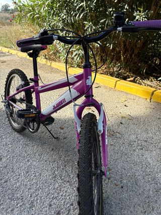 Bicicleta Morada Niña