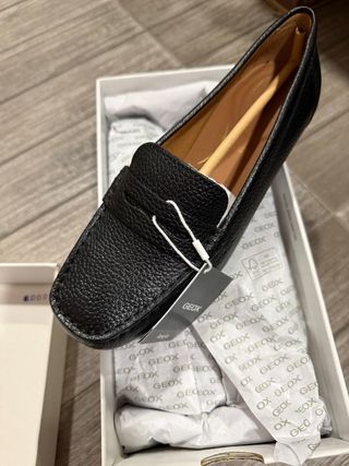 Mocasines Geox Negros Mujer