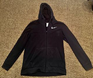 Sudadera Nike Negra con Cremallera y capucha