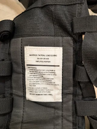 Chaleco Táctico Airsoft Negro