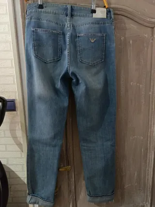 Pantalón retro vintage vaquero Armani Jeans mujer