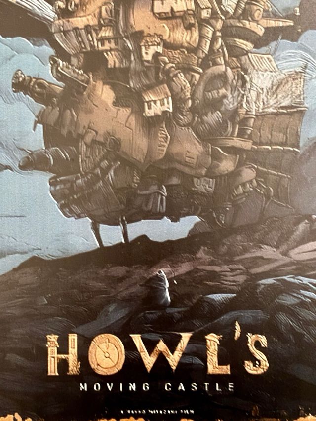 Poster Il castello errante di Howl alluminio V2