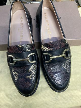 Zapatos Martinelli señora piel serpiente