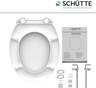Asiento de inodoro SCHÜTTE blanco