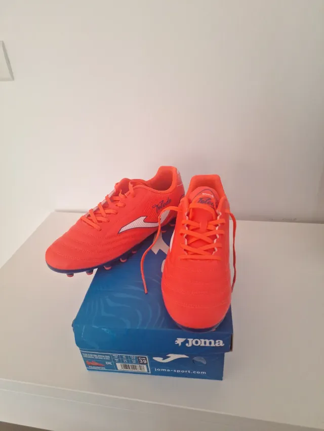 Botas de fútbol Joma Toledo Talla 39 Naranjas