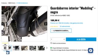 Guardabarros Mudsling BMW