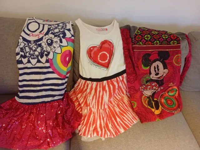 Lote vestidos niña Desigual t 9/10