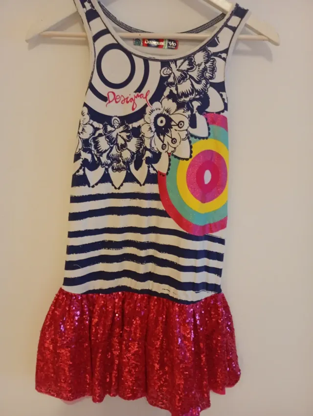 Lote vestidos niña Desigual t 9/10