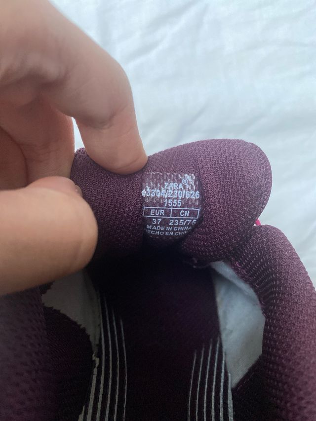 Zapatillas Zara Talla 37  perfectas