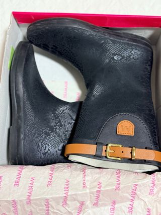 Botas de agua negras talla 40