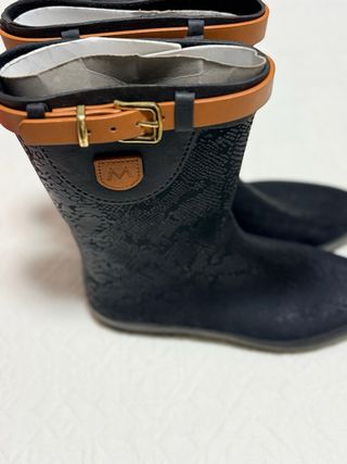 Botas de agua negras talla 40