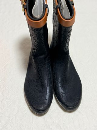 Botas de agua negras talla 40