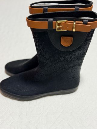 Botas de agua negras talla 40