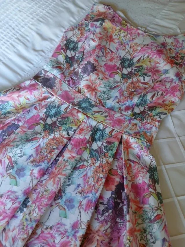 Vestido floral multicolor