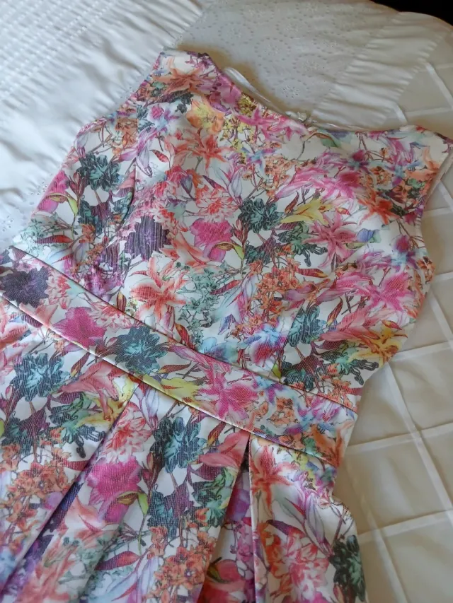 Vestido floral multicolor