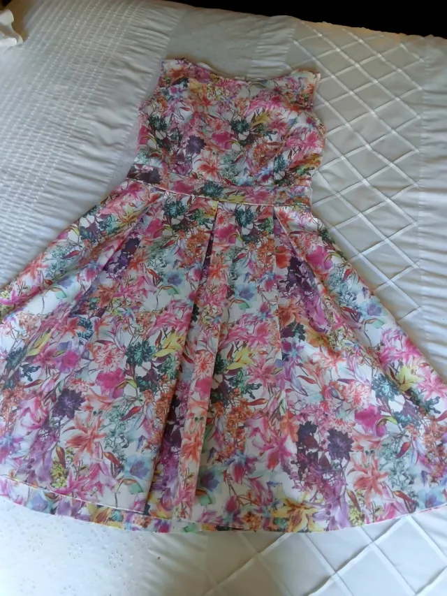Vestido floral multicolor