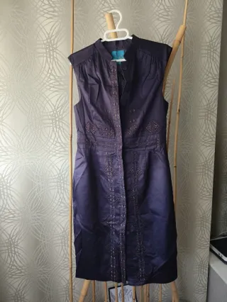 Vestido Tintoretto evento morado talla M