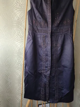 Vestido Tintoretto evento morado talla M