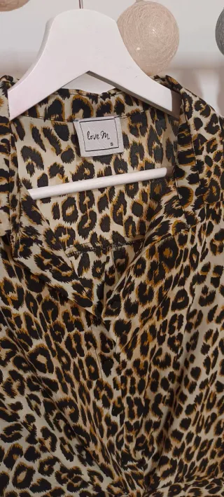 Blusa Leopardo Mujer