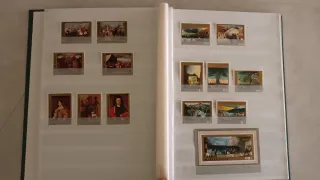 Clasificador con sellos temática Pintura