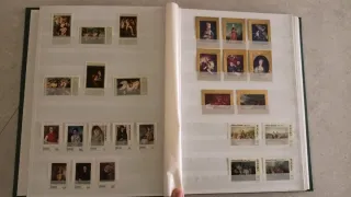 Clasificador con sellos temática Pintura