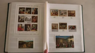 Clasificador con sellos temática Pintura