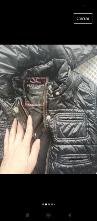 Cazadora Pepe Jeans London Negra Talla 10annos