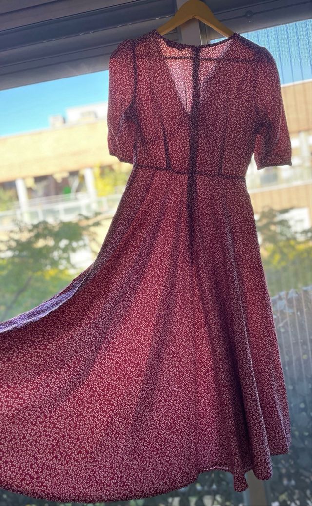 Vestido largo estampado floral