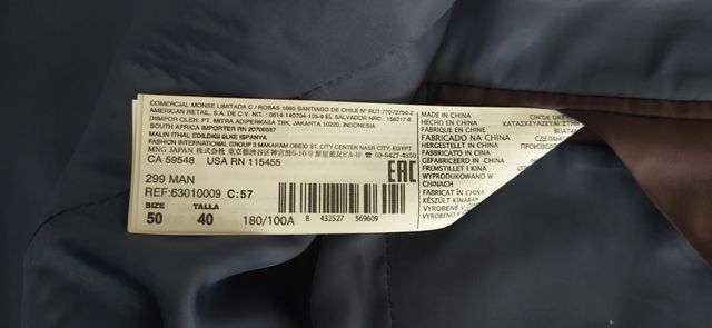 (PERFECTO) TRAJE CABALLERO