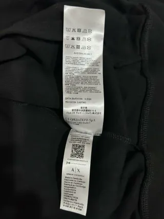 Sudadera Armani Negra