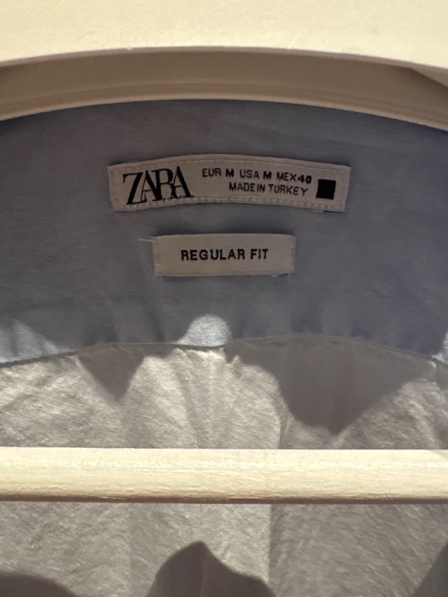 Camisa Zara Hombre Azul