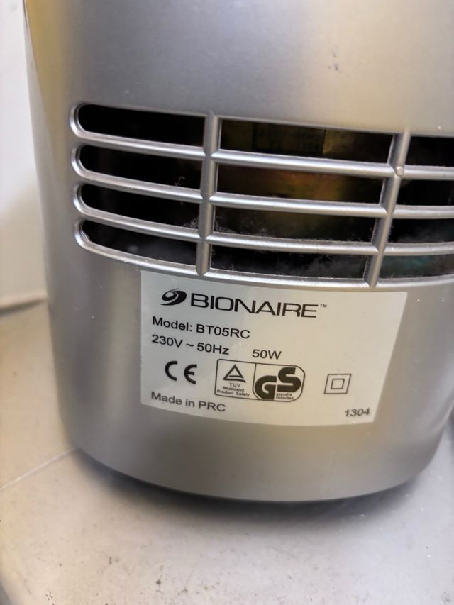 Ventilador de Torre Plateado