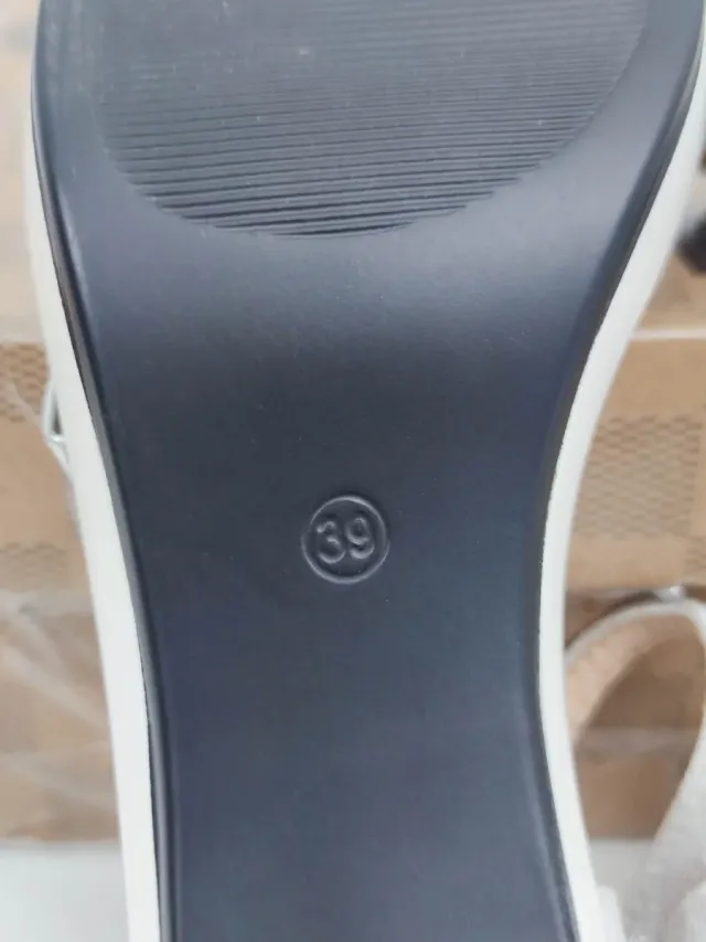 Cretuao Sandalias de tacón cuadrado