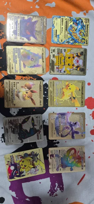 Colección Cartas Pokémon Doradas Todas a 15€